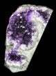 Dark Purple Amethyst Cut Base Cluster - Uruguay #36496-1